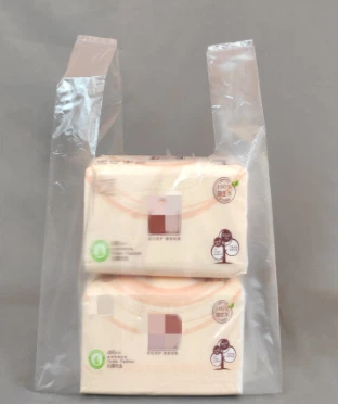 Sacs d'expédition de supermarché en t-shirt