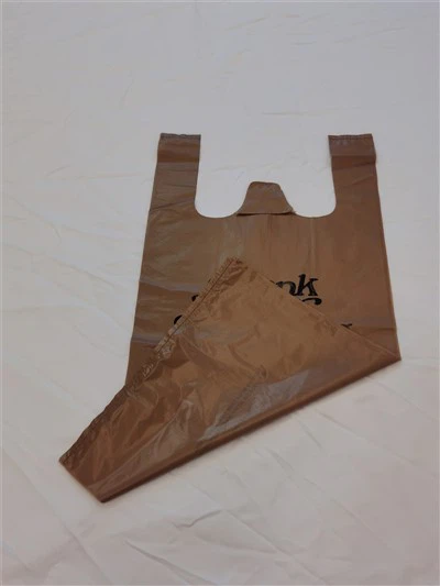 Sac de logo d'expédition en plastique gris